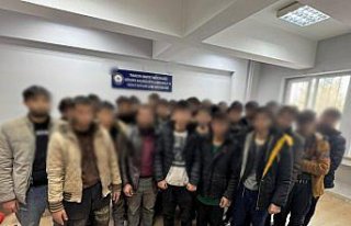 Trabzon'da otobüste yapılan özel bölmede...