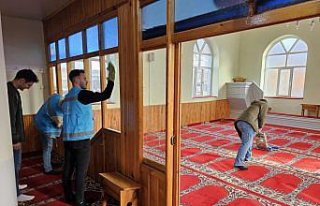 Amasya'da öğrencilerden camide ramazan ayı...