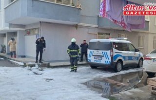 Bafra'da evini ateşe veren kadın hastaneye...