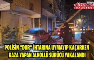 Bafra'da polisin “dur“ ihtarına uymayıp...