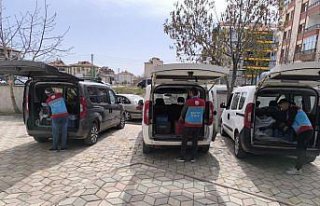 Bayat'ta her gün 320 haneye iftar için sıcak...