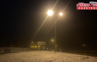 Bolu Dağı'nda kar etkili oluyor