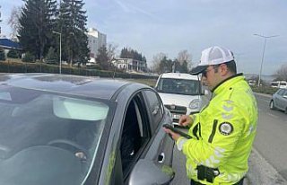 Bolu'da trafik denetimi yapıldı