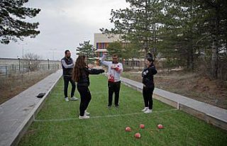 Çorum'da bocce sporcusu 3 kardeş şampiyonalara...