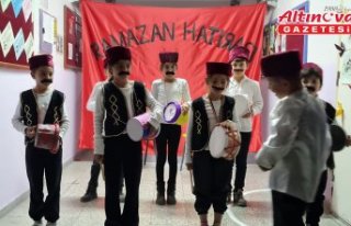 Havza'da öğrenciler geleneksel ramazan şenliğinde...