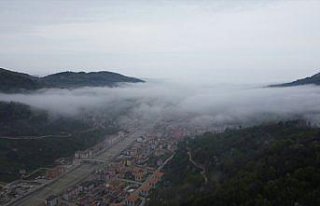 Kastamonu'da sis etkili oldu