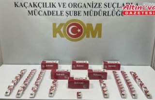 Samsun'da kaçak sigara operasyonunda 1 şüpheli...