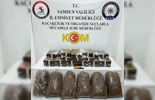 Samsun'da 18 bin 800 makaron ele geçirildi