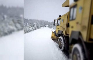 Sinop’ta kar nedeniyle 44 köy yolu ulaşıma kapandı