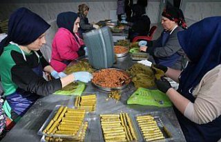 Tokat'ın coğrafi işaretli yaprağından yapılan...