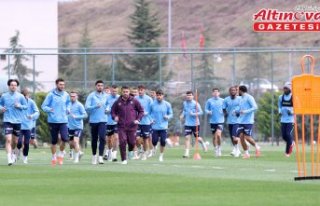 Trabzonspor, Göztepe maçının hazırlıklarını...