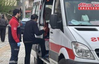 Bolu'da bir kişi, evinin balkonunda çıkan...