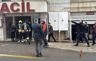 Bolu'da özel hastanedeki güç kaynağı patlaması...