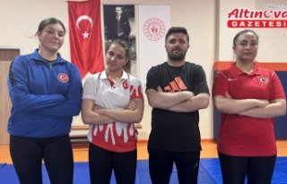 Genç kadın milli güreşçiler, uluslararası arenada...
