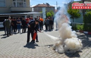 Havza'da yatılı Kur'an kursunda yangın...