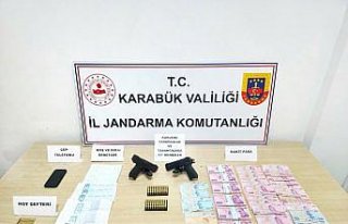 Karabük'teki tefecilik operasyonunda 1 kişi...