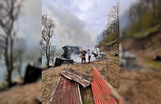 Ordu'da müstakil evde çıkan yangın söndürüldü