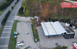 Samsun'da baba ve 2 kızının öldüğü heyelanla...