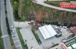 Samsun'da baba ve 2 kızının öldüğü heyelanla...