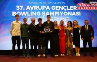 Samsun'da, Gençler Avrupa Bowling Şampiyonası'nın...