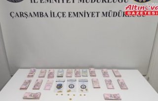 Samsun'da kuyumcuya sahte altın satmaya çalışan...