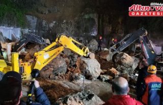 Samsun'da meydana gelen heyelanda bir kişi yaralandı