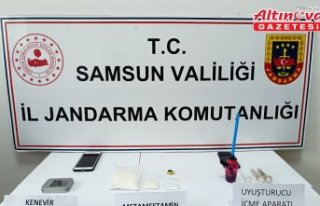 Samsun'da uyuşturucu operasyonunda 1 zanlı...