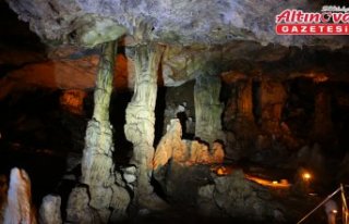 Tokat'ta Ballıca Mağarası'nı bayram...