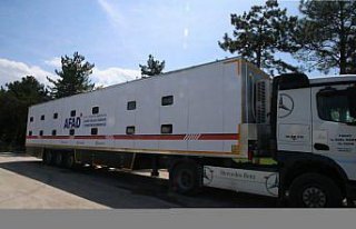 Tokat'ta üretilen Acil Durum Yatakhane Tırı'nın...