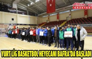 YURT LİG BAS­KET­BOL HE­YE­CA­NI BAFRA'DA...