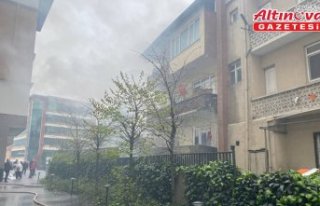 Zonguldak'ta yangında mahsur kalan yaşlı adamı...