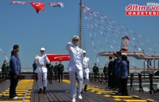 Atatürk'ü temsil eden bayrak Samsun'da...