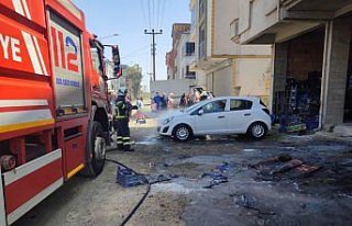 Çarşamba'da çıkan yangın söndürüldü