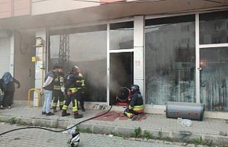 Çarşamba’da depo yangını