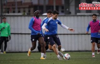 Çaykur Rizespor, Atakaş Hatayspor maçının hazırlıklarına...