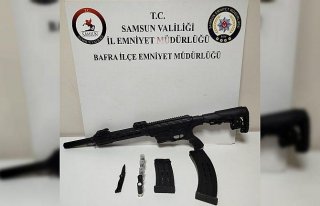 Bafra'da silahlı tehdit ve darp olayında 2...