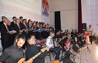 Havza'da Türk halk müziği konseri düzenlendi