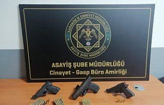 Karabük'te ruhsatsız silah operasyonlarında...