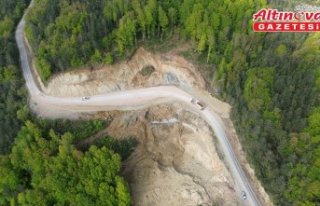 Kastamonu-Çatalzeytin kara yolu yeniden ulaşıma...