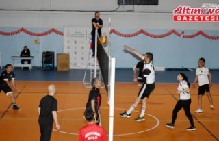 Mengen'de kurumlar arası voleybol turnuvası...