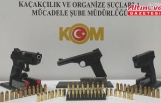 Samsun'da ruhsatsız silah operasyonunda 1 kişi...