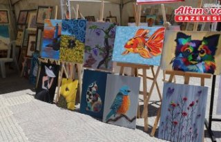 Samsun'da üniversite öğrencilerinin el sanatları...