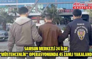 Samsun merkezli 24 ilde “müstehcenlik“ operasyonunda...