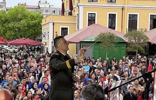 Samsun'da askeri bando konser verdi