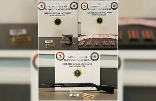 Samsun'da düzenlenen uyuşturucu operasyonunda...