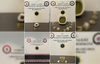 Samsun'da uyuşturucu operasyonunda 5 zanlı...