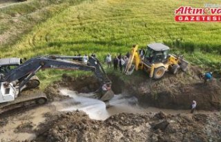 Sungurlu'nun içme suyu hattındaki hasarı giderildi