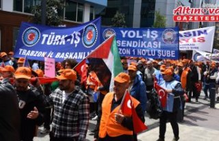 Trabzon ve çevre illerde 1 Mayıs Emek ve Dayanışma...