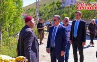 Bayburt Valisi Mustafa Eldivan'dan köylere ziyaret