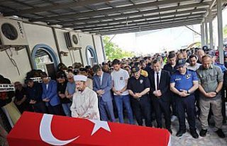 Kalp krizi sonucu vefat eden polis memuru toprağa...